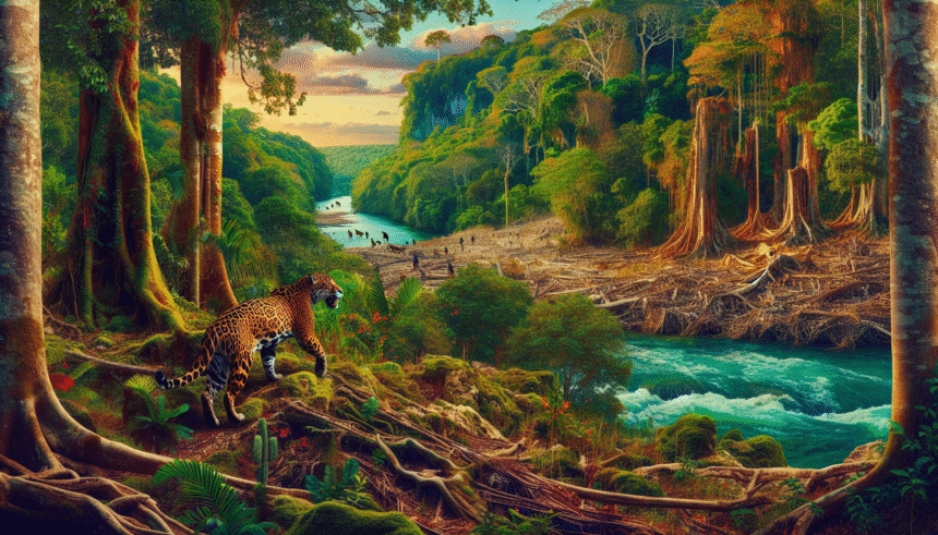 Deforestation's Ripple Effect on Tulum's Ecosystem and Jaguars