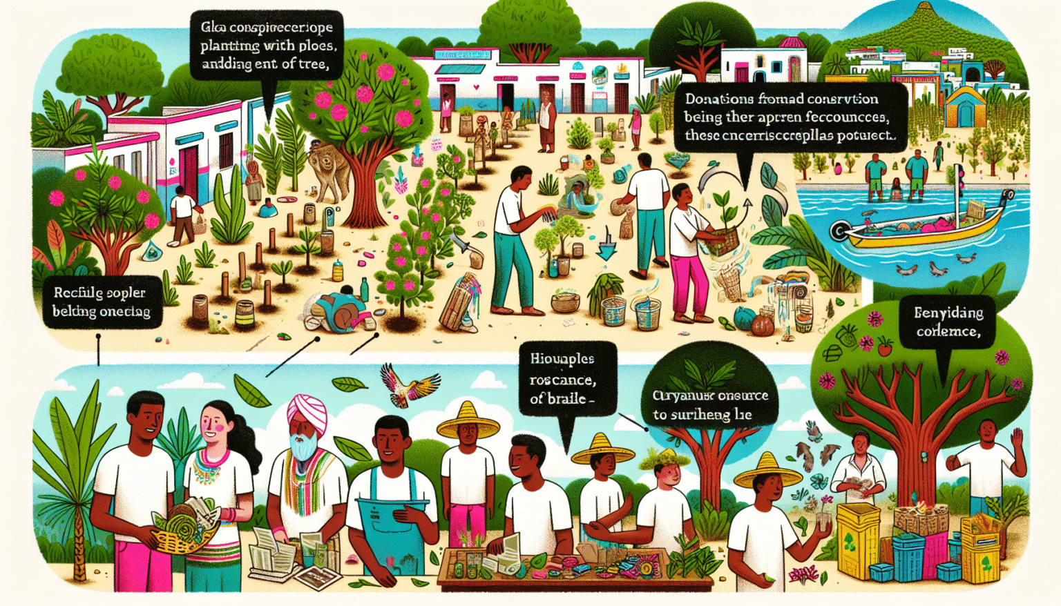 How Donations Fuel Community-Based Conservation in Tulum
